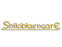 Logo Rockband Shiloblaengare mit wikingisch anmutender Typographie