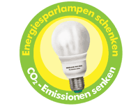 Shop für Energiesparlampen zur CO2-Kampagne